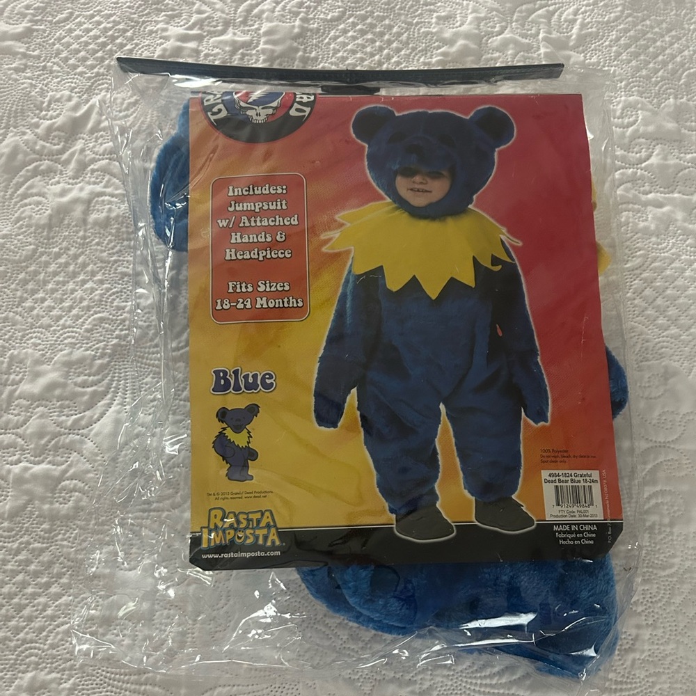 Grateful Dead dancing Bear Costume for Kids